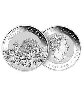 2023 Australian Emu 1 oz 999 Silver Bullion Coin