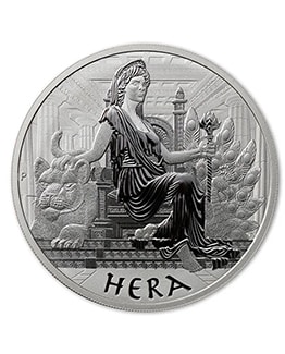 2022 Tuvalu Gods of Olympus – Hera 1oz Silver Bullion Coin