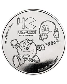 PAC-MAN™ – 40TH ANNIVERSARY 1oz Silver Bullion Coin