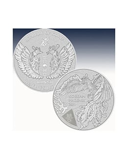 2021 1 oz South Korean Phoenix Silver Bullion Round