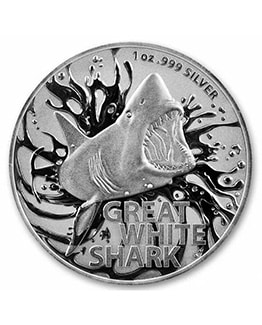 2021 Australian Great White Shark 1oz Silver Bullion Coin