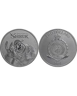 2021 Niue 1 oz Silver $2 Shrek 20th Anniversary Bullion Coin