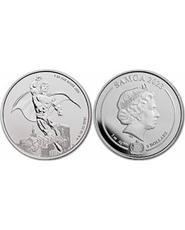 2023 1oz Superman Samoan 1oz Silver Bullion Coin