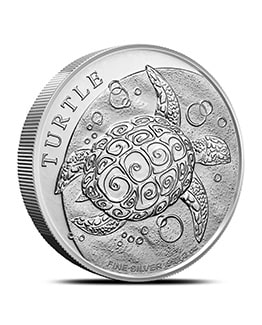 2024 Hawkesbill Turtle New Zealand 2oz Silver Bullion Coin