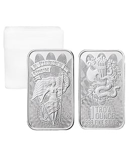 1 Oz Unity & Liberty Silver Bullion Bar