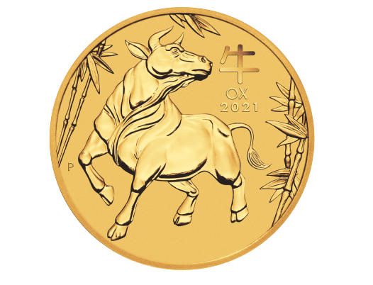 1/4oz Lunar III Ox Fine Gold Coin