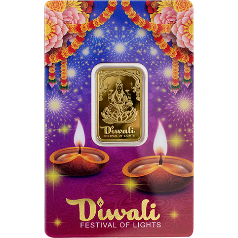 10g Pamp Diwali 999.9 Fine Gold Bar