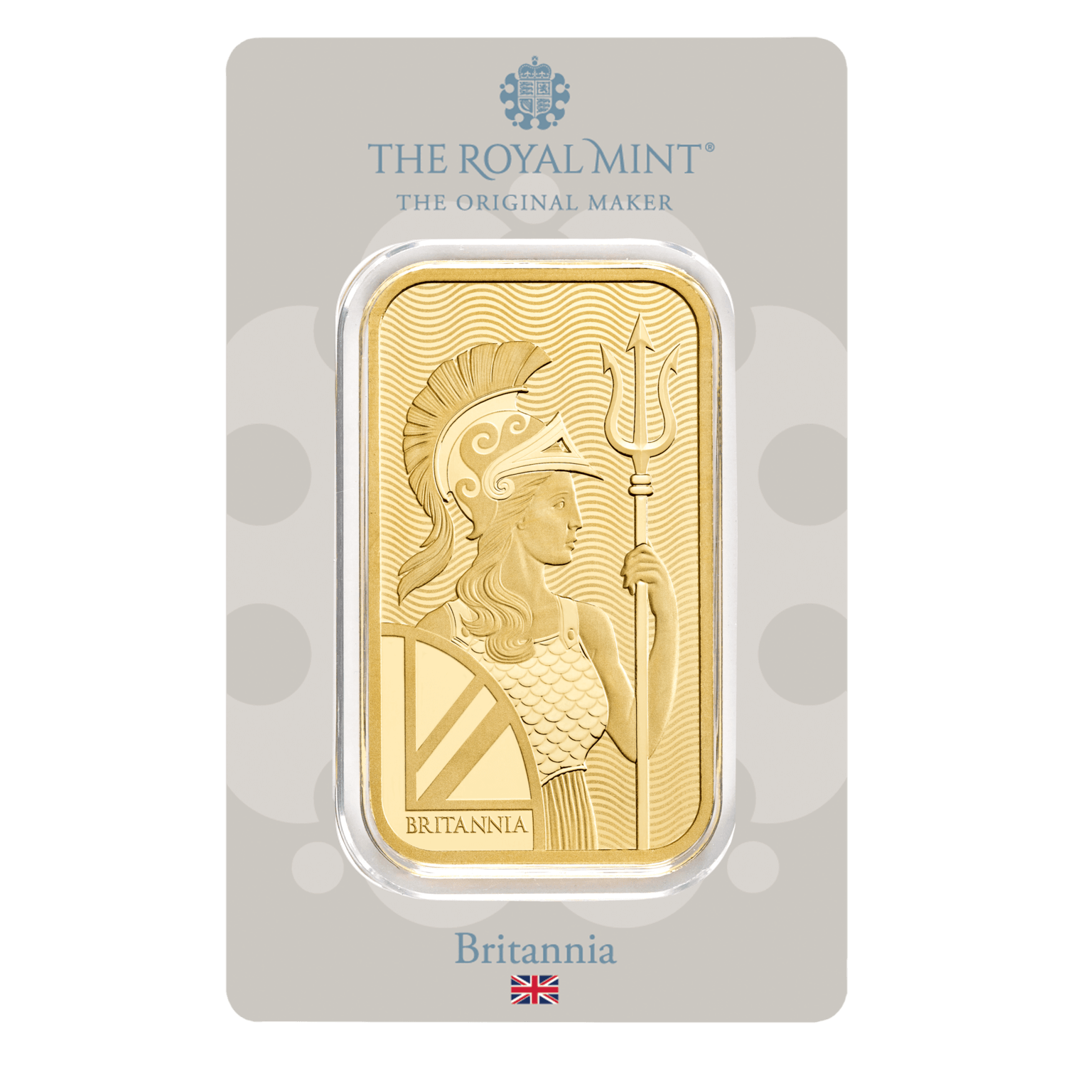 50g Britannia The Royal Minted Gold Bar