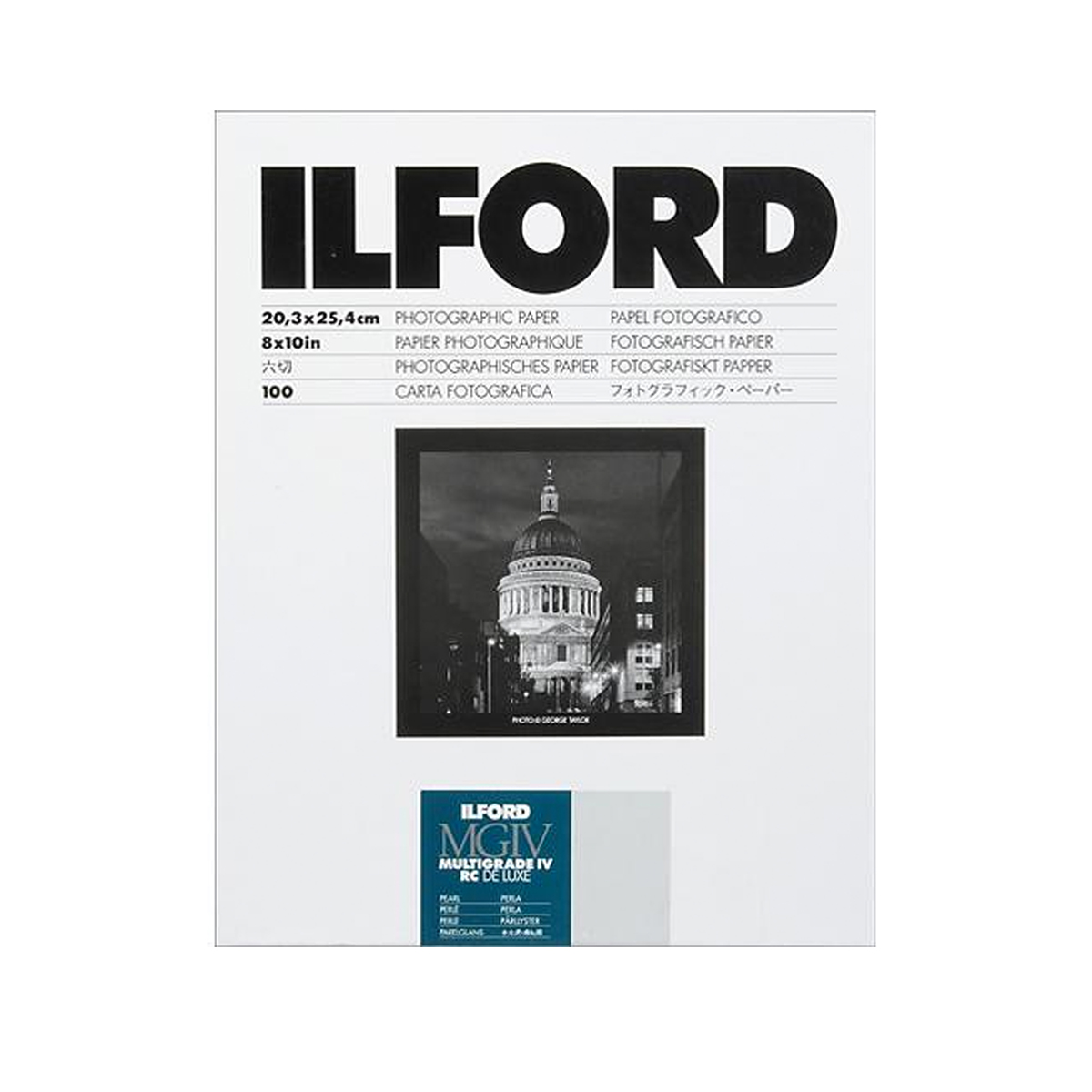 Ilford MULTIGRADE RC Deluxe Paper (Pearl, 5 x 7″, 100 Sheets)