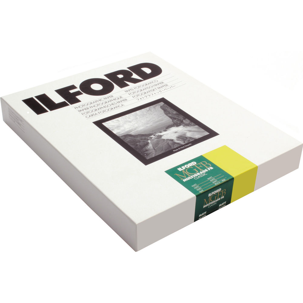 Ilford Multigrade FB Classic Matt Variable Contrast Paper (11 x 14″, 50 Sheets)