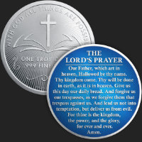 1 oz The Lord's Prayer Silver Round (capsule included)