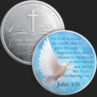 1 oz John 3-16 Silver Round (capsule included)