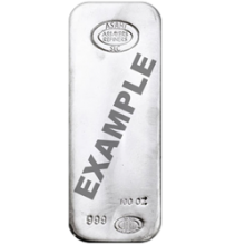 100 oz LBMA Brands Silver Bar (Random Design, Varied Condition)