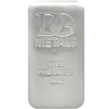 10 oz Dillon Gage Silver Bar