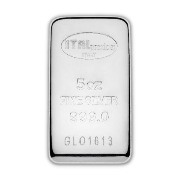 Italpreziosi 5 oz Silver Bar (New)