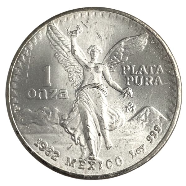 1982 1 oz Mexican Silver Libertad Coin