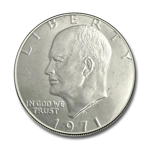 Eisenhower 40% Silver Dollar Coin