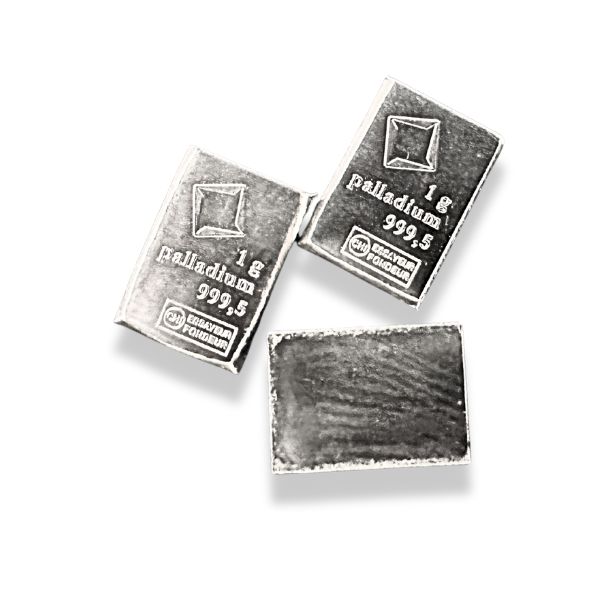 1 gram Palladium Bar