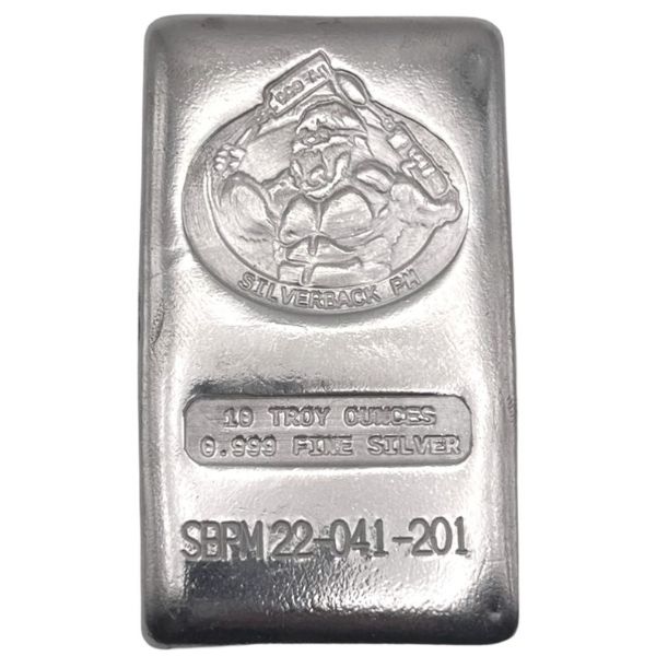 Silverback PM 10 oz Cast Silver Bar (New)