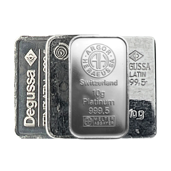 10 Gram Platinum Bar – Any Mint, Any Condition