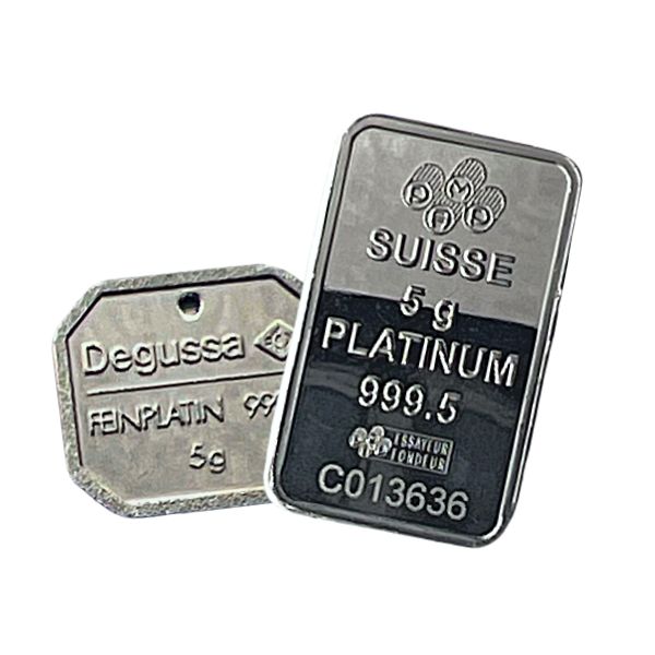 5 Gram Platinum Bar – Any Mint, Any Condition