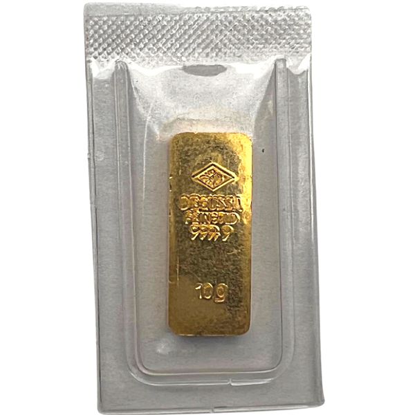 Degussa Vintage 10 gram Gold Bar