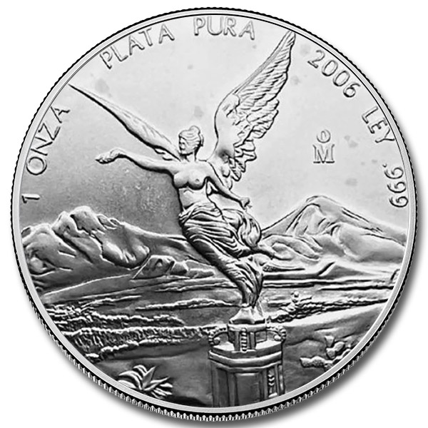 2006 1 oz Mexican Silver Libertad Coin