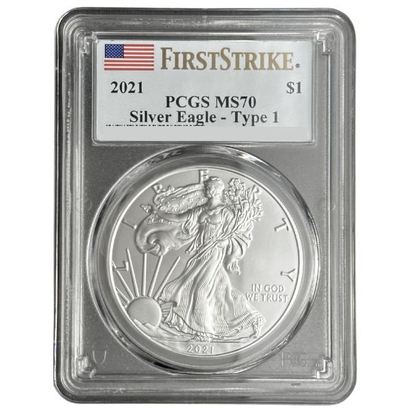 2021 American Silver Eagle Type 1 | PCGS MS70 FS