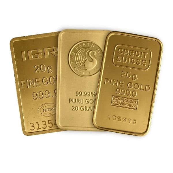 20 gram Gold Bar – Any Mint, Any Condition