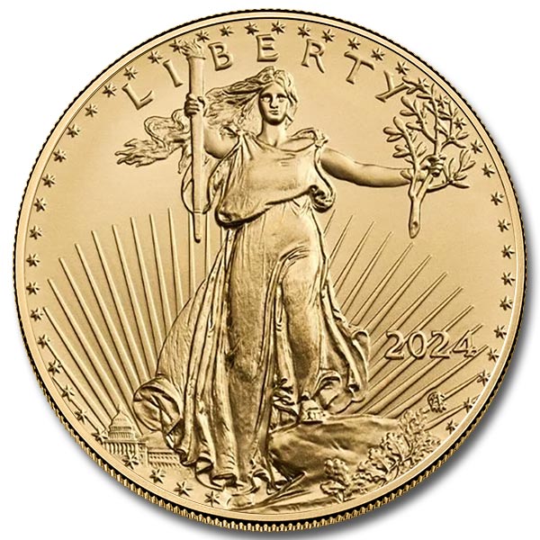 2024 1 oz American Gold Eagle Coin (BU)