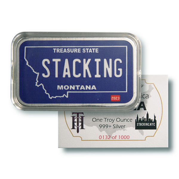 Montana Stacking Across America 1 oz Silver Bar