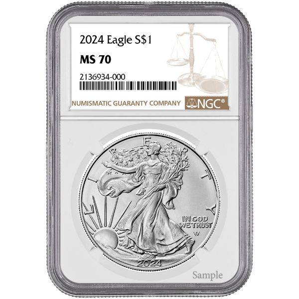 2024 American Silver Eagle NGC MS70