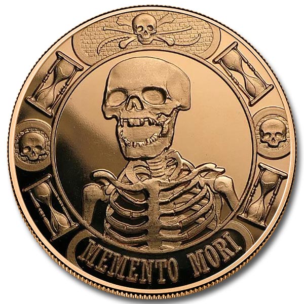 Memento Mori 1 oz Copper Round (New)