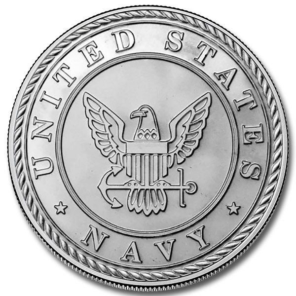 United States Navy 1 oz Silver Round (New)