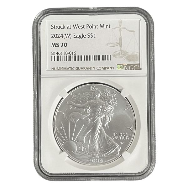 2024 (W) American Silver Eagle NGC MS70
