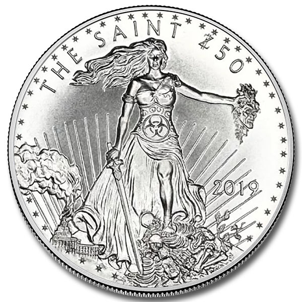 Zombucks Saint 1 oz Silver Round