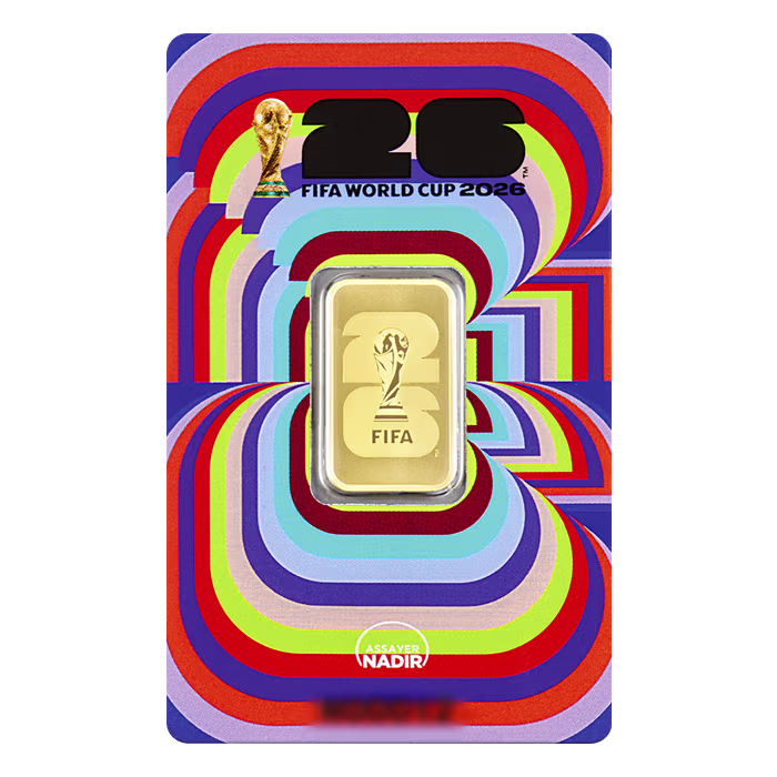 10 Gram Nadir FIFA 2026 World Cup Pure Gold Bar