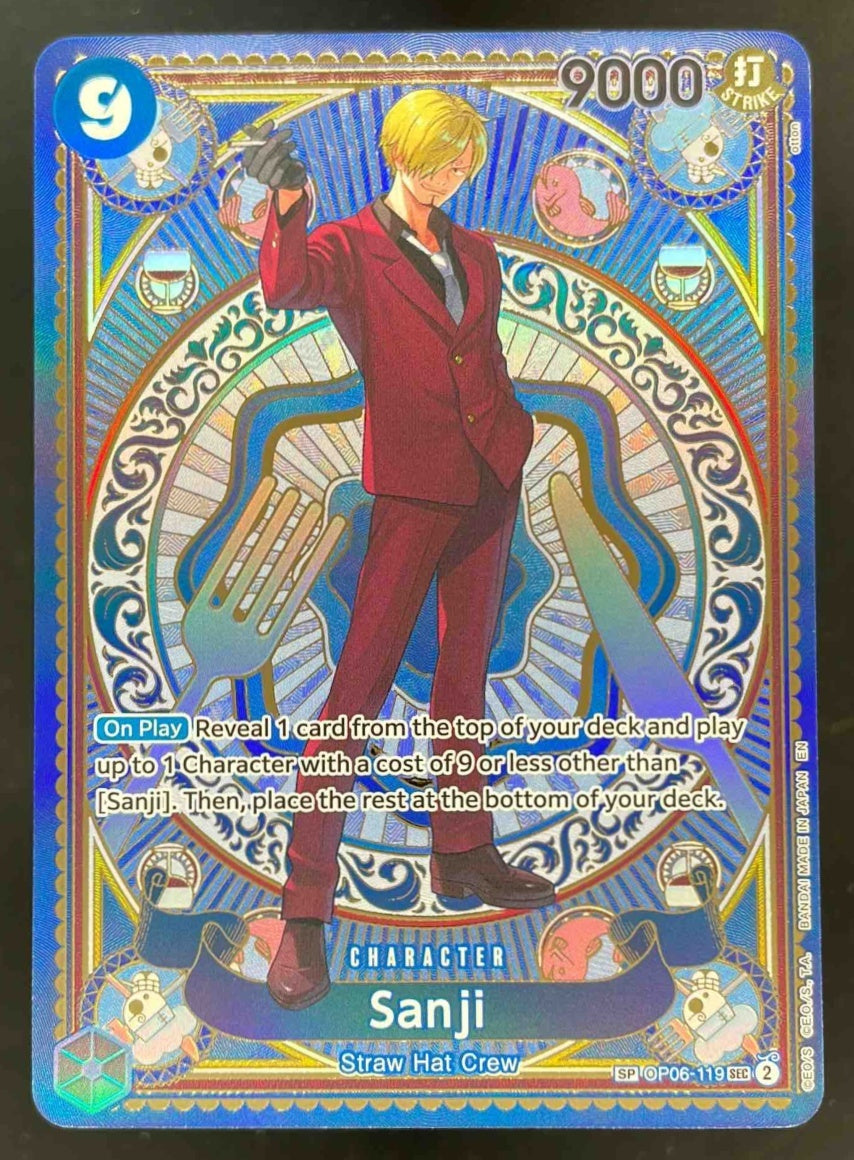 One Piece OP11 EN #119 Sanji Special Alternate Art