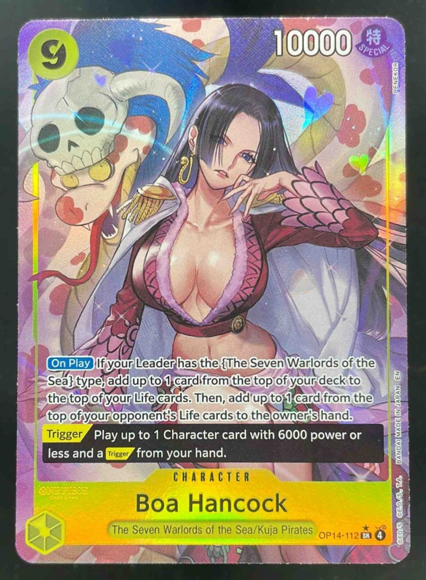 Boa Hancock - OP14-112 Alternate Art - The Azure Sea's Seven OP14