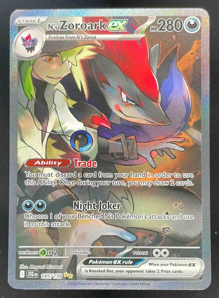 2025 Pokemon Journey Together #185/159 N's Zoroark ex