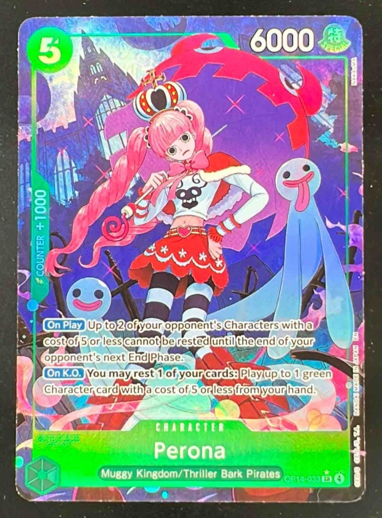 One Piece Perona - OP14-033 Alternate Art - The Azure Sea's Seven OP14