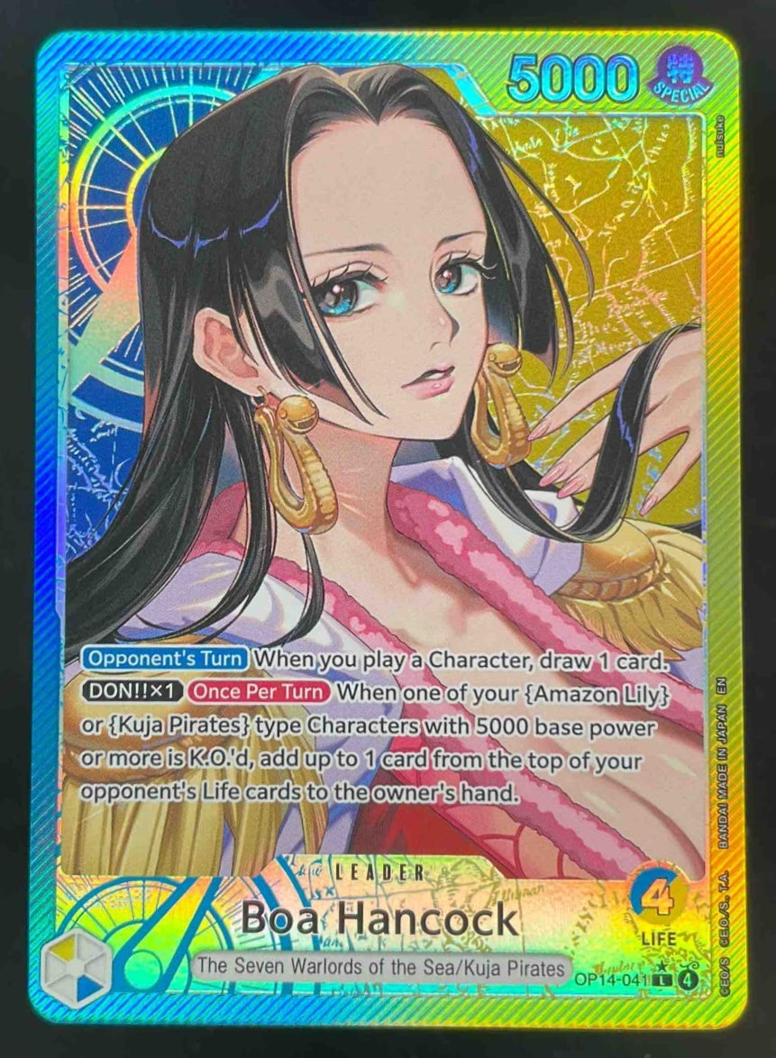 Boa Hancock - OP14-041 Alternate Art - The Azure Sea's Seven OP14