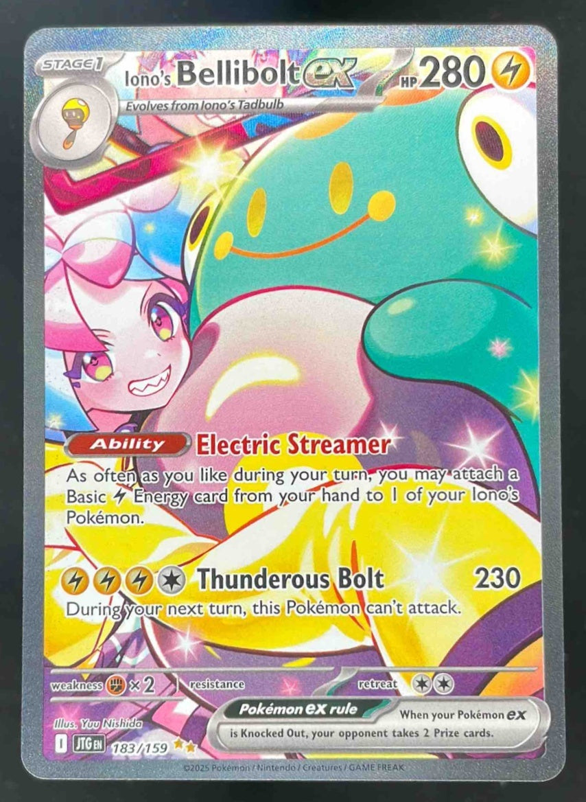 2025 Pokemon Journey Together #183/159 Iono's Bellibolt ex