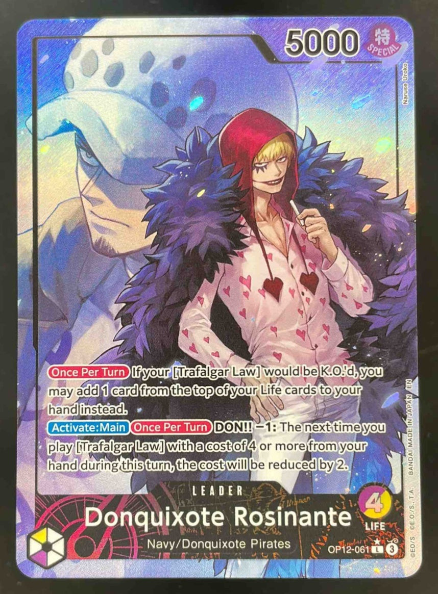 Donquixote Rosinante 061 Alternate Art - Legacy of the Master OP12 One Piece