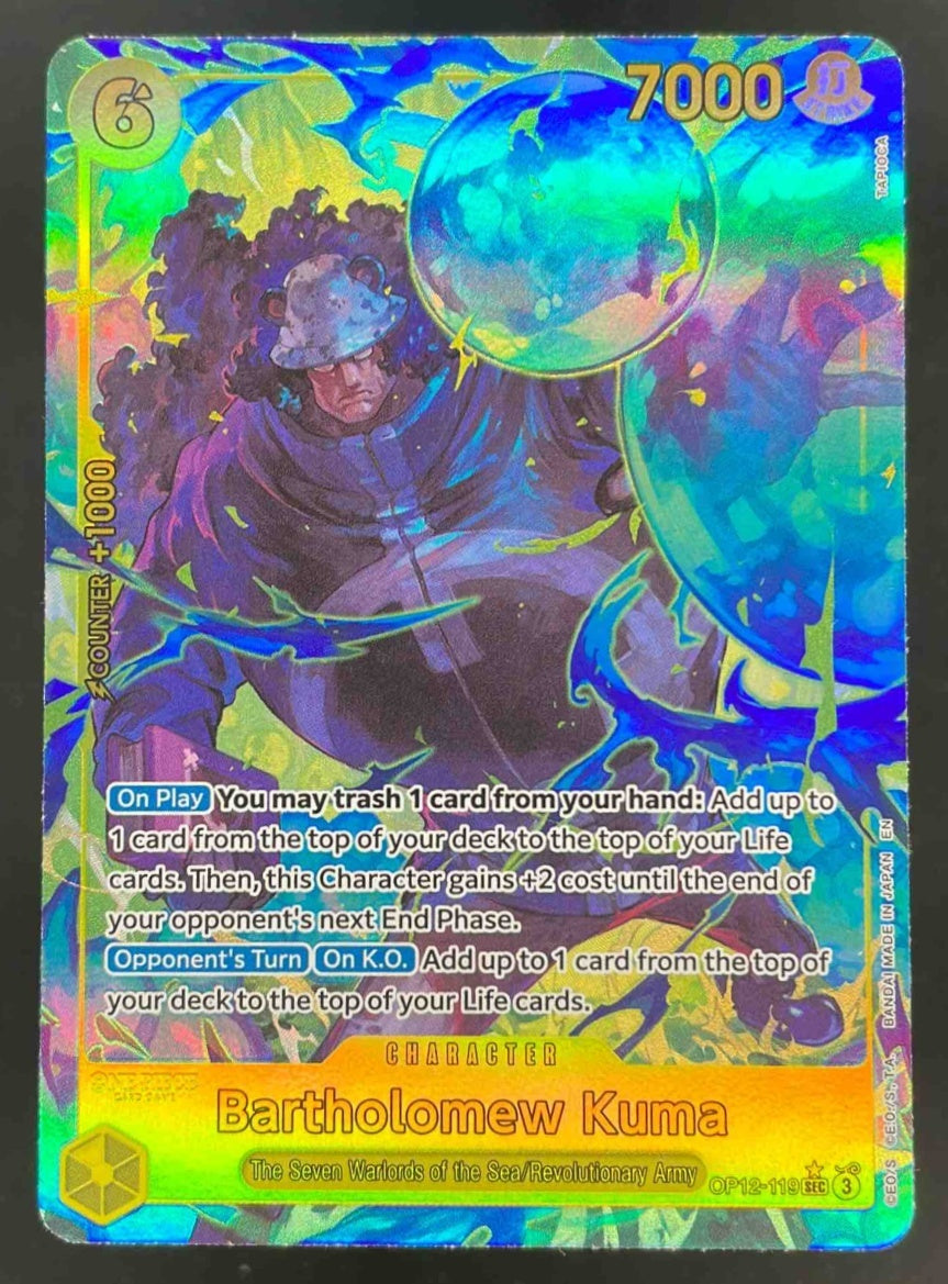 2025 One Piece Legacy of the Master Alternate Art #OP12-119 Bartholomew Kuma