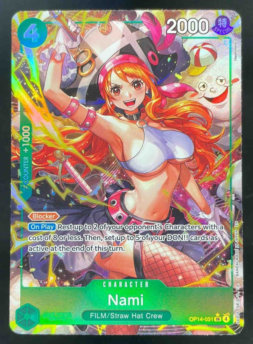 2026 One Piece Azure Sea's Seven Super Rare #OP14-031 Nami