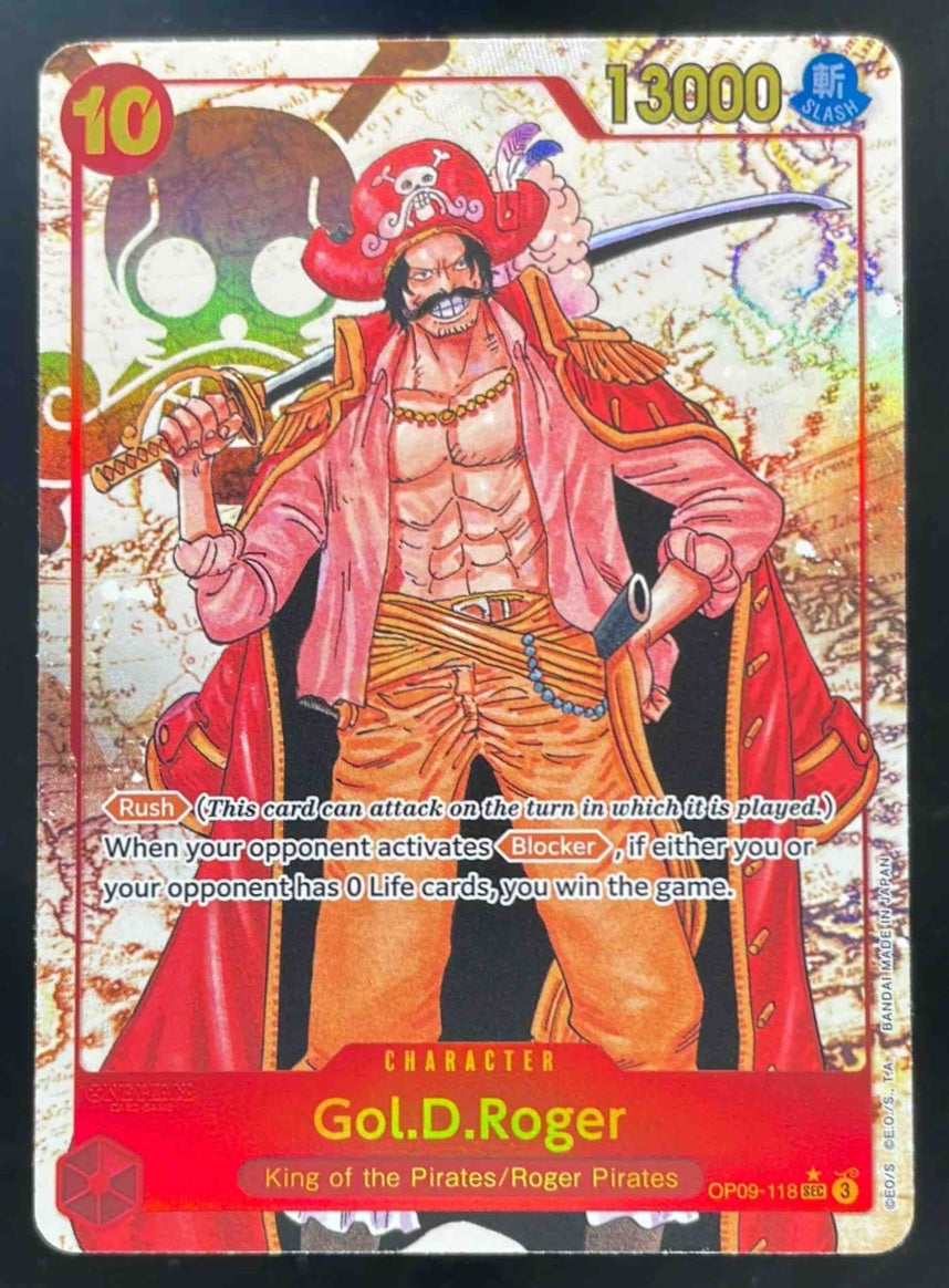 2024 One Piece Emperors in the New World Secret Rare #OP09-118 Gol.D.Roger