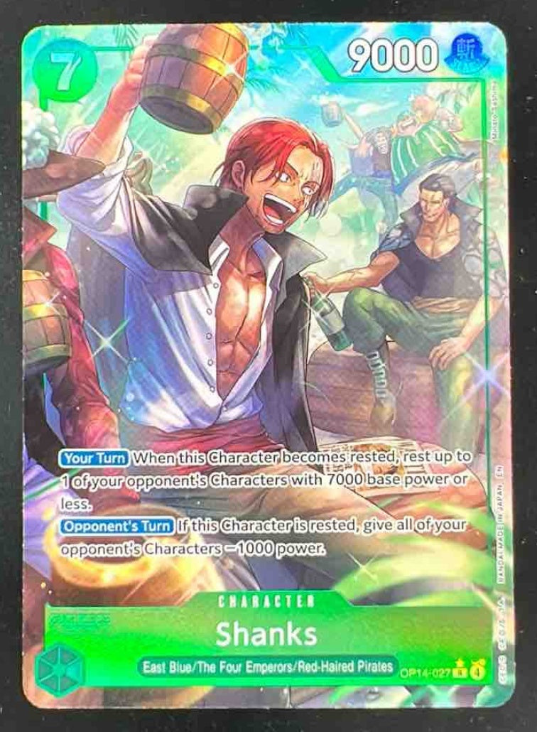 One Piece Shanks Alternate Art - The Azure Sea's Seven OP14