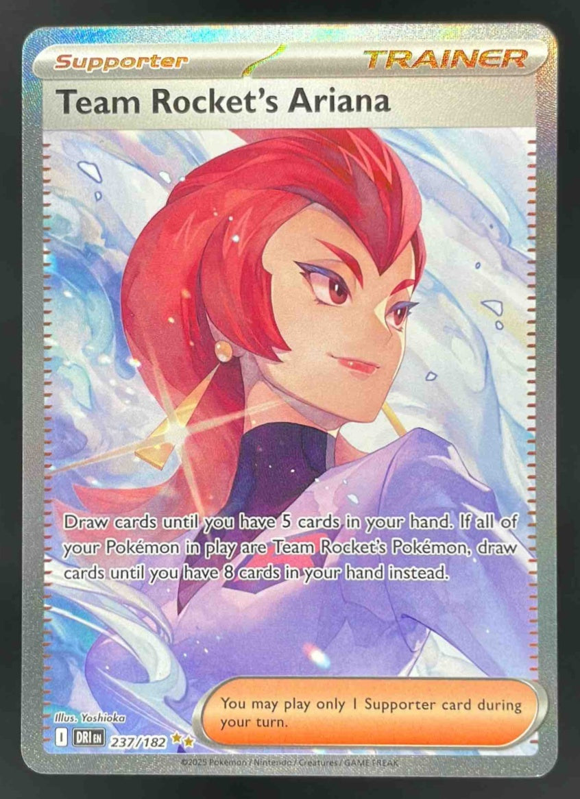 2025 Pokemon Destined Rivals #237/182 Team Rocket's Ariana