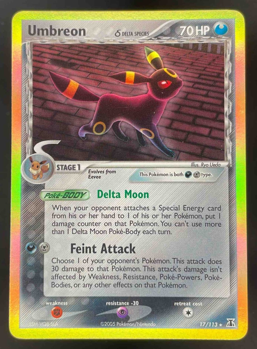 2005 Pokemon EX Delta Species #17/113 Umbreon Holo